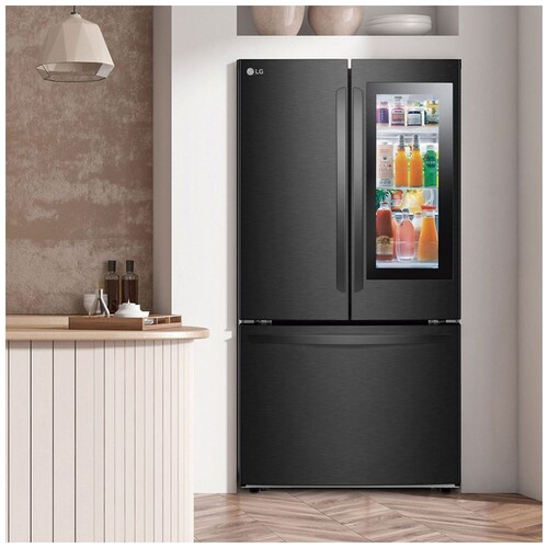 Refrigerador Lg Puerta Francesa 29 Pies Negro