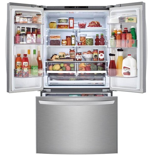 Refrigerador Lg Puerta Francesa 29 Pies Plata