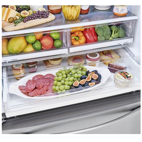 Refrigerador Lg Puerta Francesa 29 Pies Plata