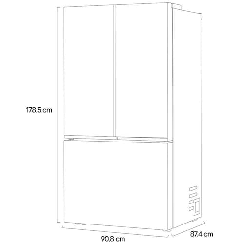 Refrigerador Lg Puerta Francesa 32 Pies Plata