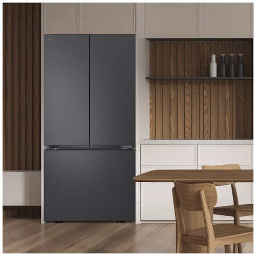 Refrigerador Lg Puerta Fran 25P3  Negro Mate Raptor 2