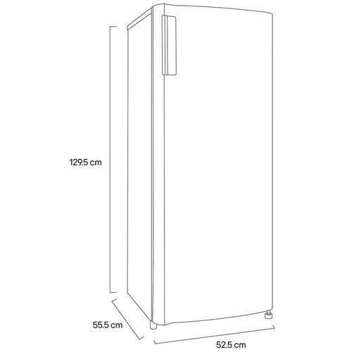 Refrigerador 1 Puerta Lg  7P Platino