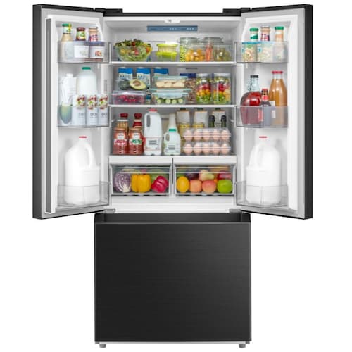 Refrigerador Midea Puerta Francesa 19P Mdrf700Fgm28 Negro