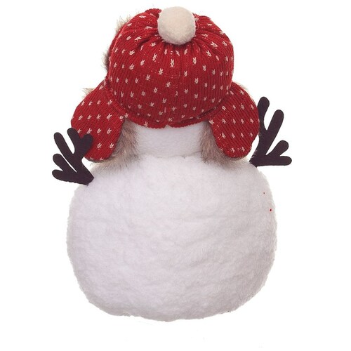 Muñeco de Nieve Peluche Blanco 33 Cm Atlas Global
