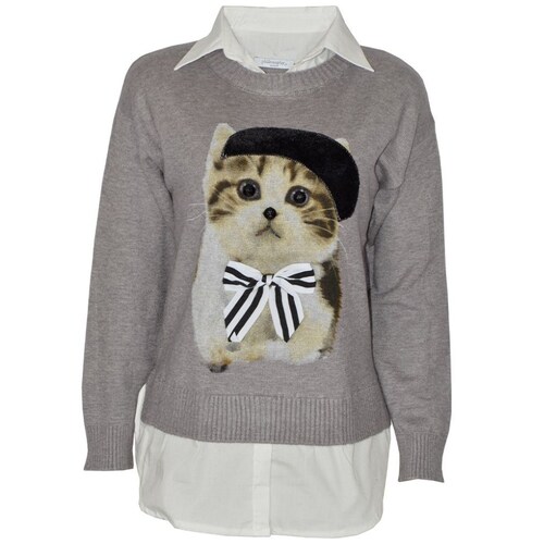 Suéter con Estampado de Gato para Mujer Philosophy Woman