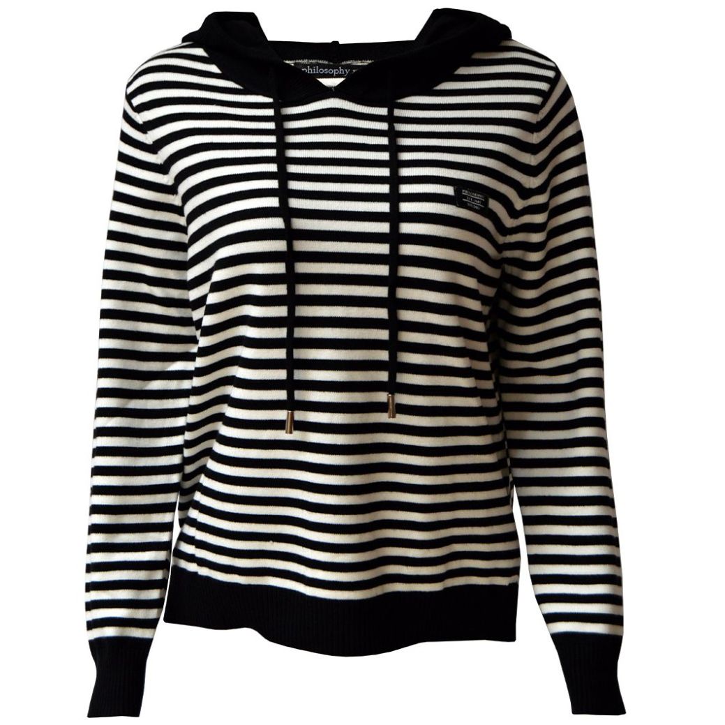 Suéter Rayado con Capucha para Mujer Philosophy