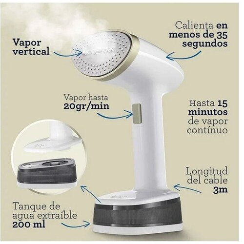 Combo Vapor Poderoso para Planchar y Desinfectar Oster