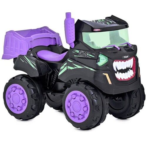 Montable Monster Ghost Camión Eléctrico 12 V Prinsel