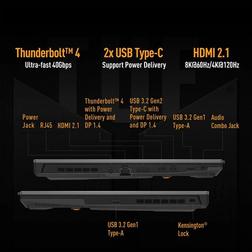 Laptop Gaming Asus Tuf F15 Nvidia Geforce Rtx 4060 Intel Core I7 13Th 16Gb 1Tb Ssd