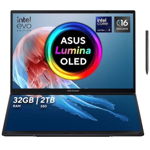 Laptop Asus Zenbook Duo Ux8406Ma-Pz051W U9 32 Gb Ram 2Tb