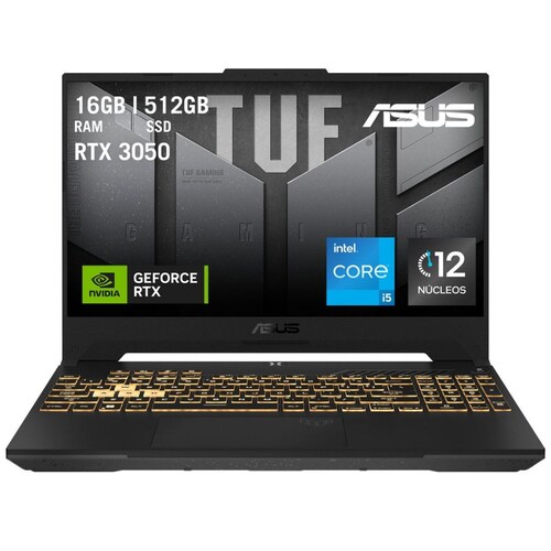 Laptop Asus Gamer Fx507Zc4-Hn083W Intel Core I5 Rxt3050 16Gb Ram 512Gb