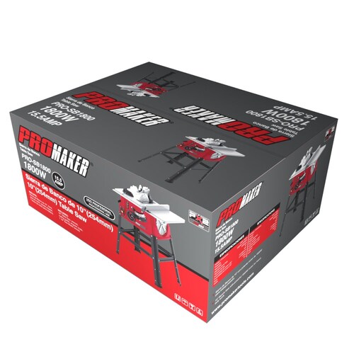 Sierra de Banco 10'' 1800 W 5000 Rpm Profesional Promaker