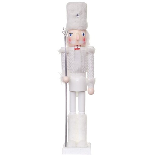 Cascanueces de Madera Blanco Elegante 60 Cm Kurts