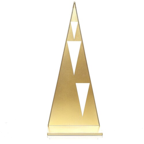 Pino Lamina Metálica Oro Rosado Minimalista 60Cm Gto