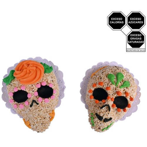 Calavera Amaranto con Chocolate Halloween 2024