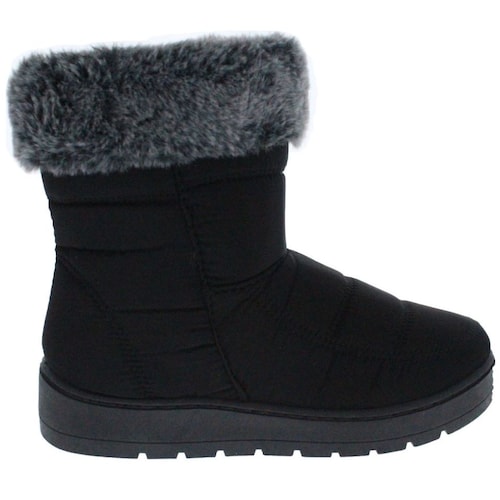 Bota con Peluche 22-26 Negro para Niña Furor