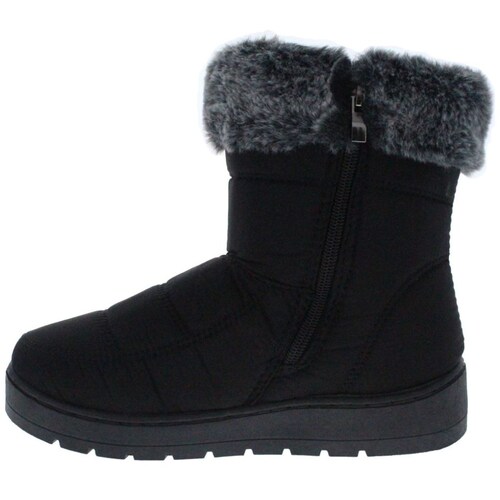 Bota con Peluche 22-26 Negro para Niña Furor