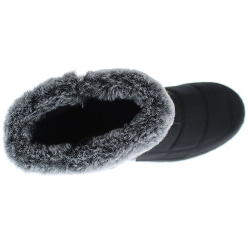 Bota con Peluche 22-26 Negro para Niña Furor
