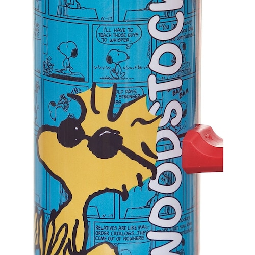 Termo 580 Ml Snoopy Plástico Acero Inox Fun Kids