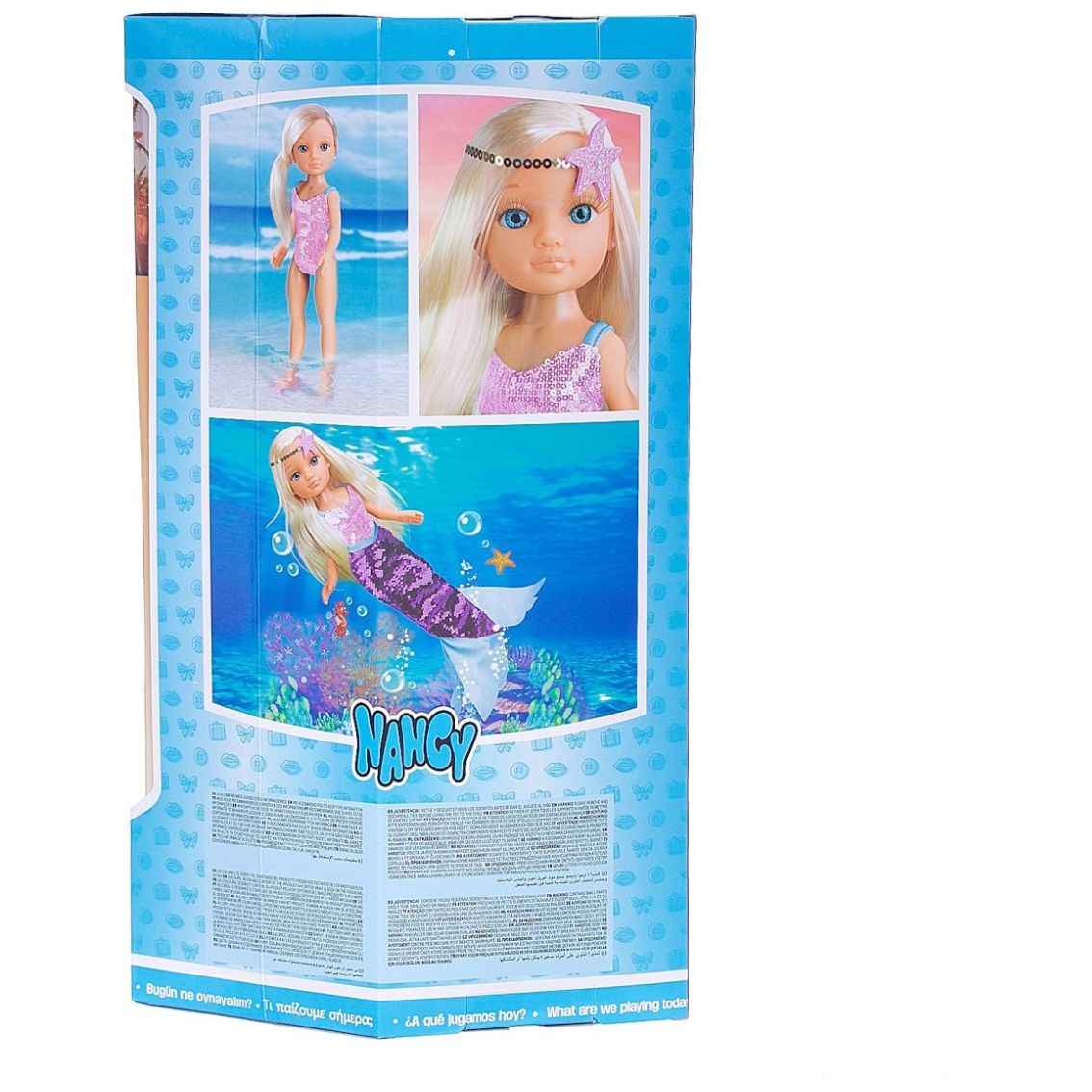 Nancy un Día de Sirena Morada Famosa