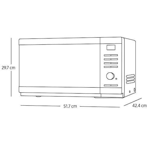 Horno de Microondas 1.1 Cuft Ms32Dg4504Atax Samsung