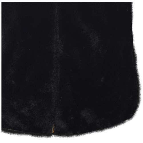 Chaleco de Peluche Negro con Capucha para Mujer Juniors #4Me&4You