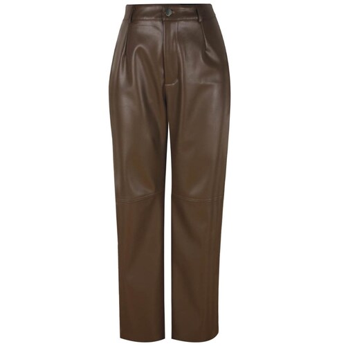 Pantalón Vinipiel Café para Mujer Juniors #4Me&4You