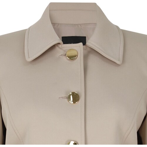 Abrigo Camisero con Cierre de Botones para Mujer Petite Just By Basel