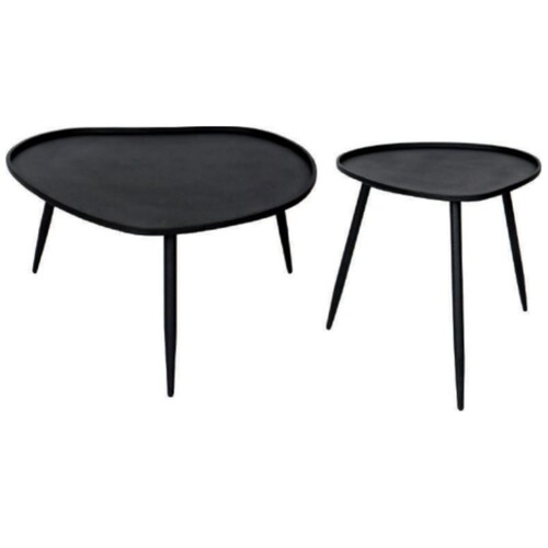 Mesas Ocasionales Tag Sakura 2 Negra Piccola