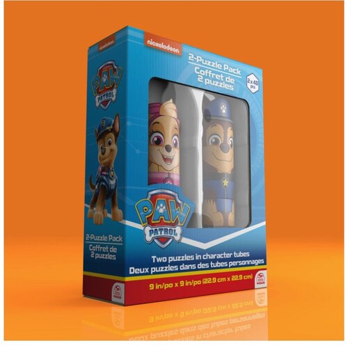 Duo de Rompecabezas Paw Patrol de Tubo Spin Master