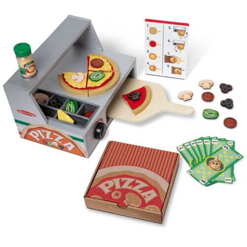 Melissa & Doug Juego de Mostrador Pizzería Spin Master