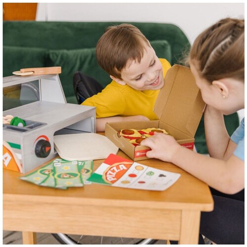 Melissa & Doug Juego de Mostrador Pizzería Spin Master