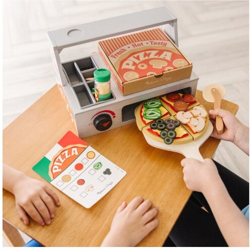 Melissa & Doug Juego de Mostrador Pizzería Spin Master