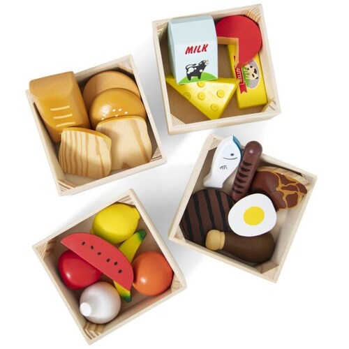 Melissa & Doug Set Grupos de Alimentos de Juguete- 4 Pack Spin Master