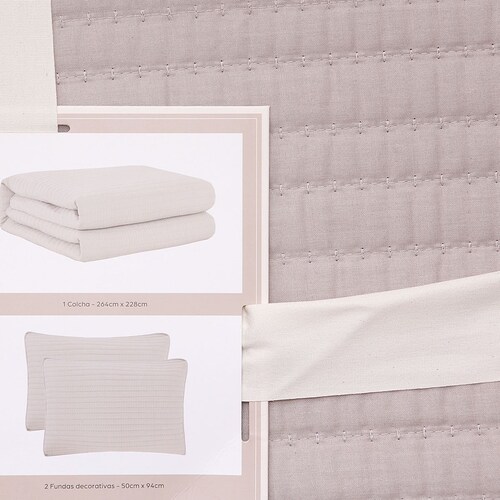 Sobrecama Jacquard King Blzar Vintage Home