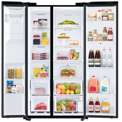 Refrigerador Samsung Side By Side 27 Pies con Pantalla Family Hub