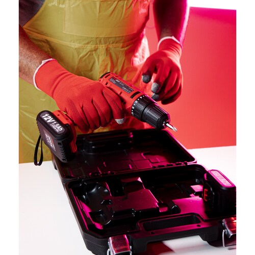 Taladro Inalámbrico 12V + 2 Baterías Velocidad Variable Promaker