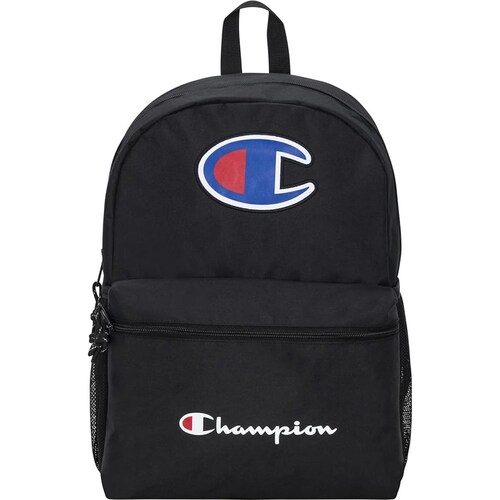 Mochila Negra Logo Champion