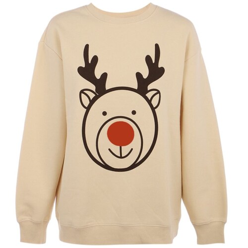 Sudadera Navideña Reno para Mujer Juniors Jeanious