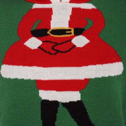 Suéter Navideño Mrs Santa para Mujer Juniors Jeanious