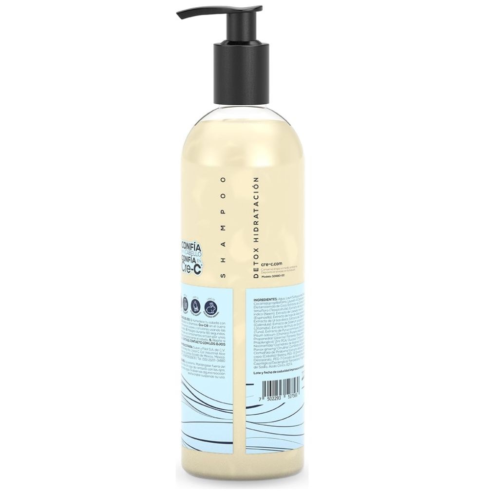 Cre-C Shampoo Detox Hidratación 500 ml image number 2