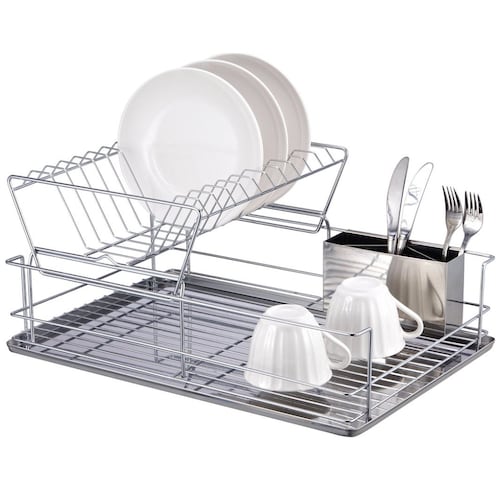 Escurridor de Trastes con Charola Acero Inoxidable Namaro Desing