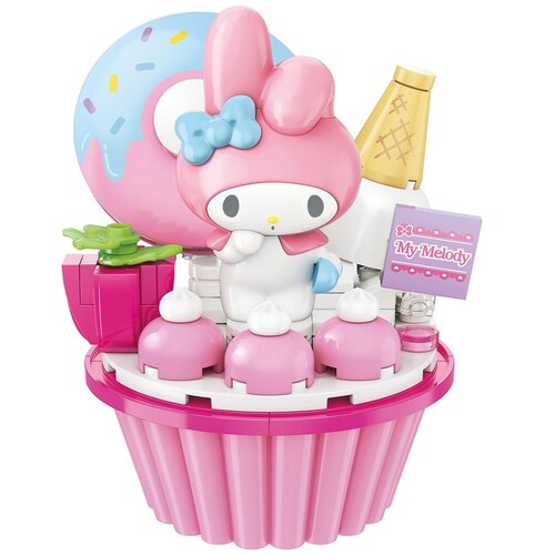 Armable de Keepley Sanrio Cupcake de Fresa Mediano Ruz