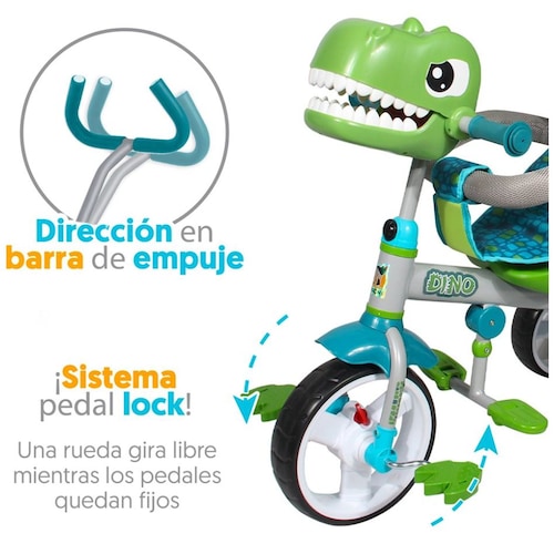 Triciclo Dino 3 en 1 Apache Flying Wheel
