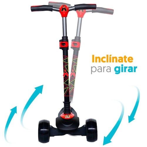 Scooter con Luces Apache Flying Wheel