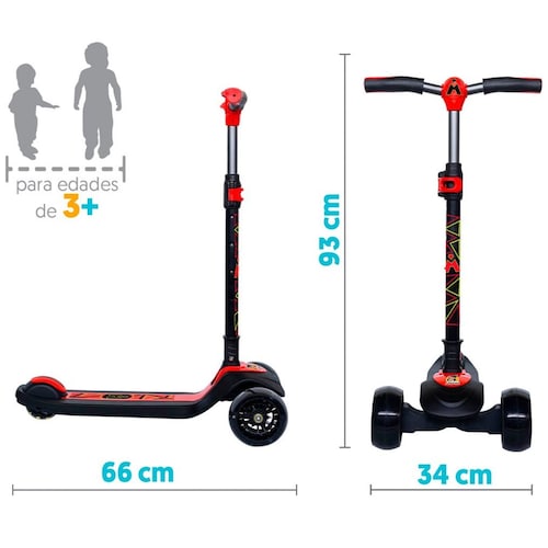 Scooter con Luces Apache Flying Wheel