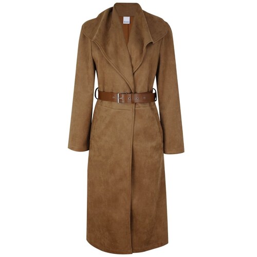 Suede Abrigos Para Mujer Ripley Ripley ABRIGO LANA MUJER ASH LARGO