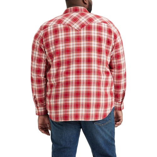 Camisa Manga Larga Diseño a Cuadros para Hombre Plus Levi's