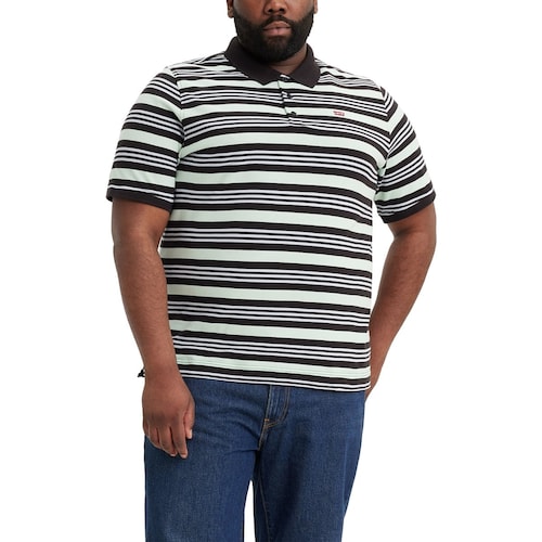 Polo Manga Larga Rayas para Hombre Tallas Plus Levis