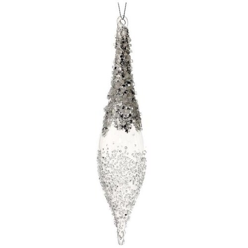 Esfera de Cristal Larga Nevada 22 Cm Regency
